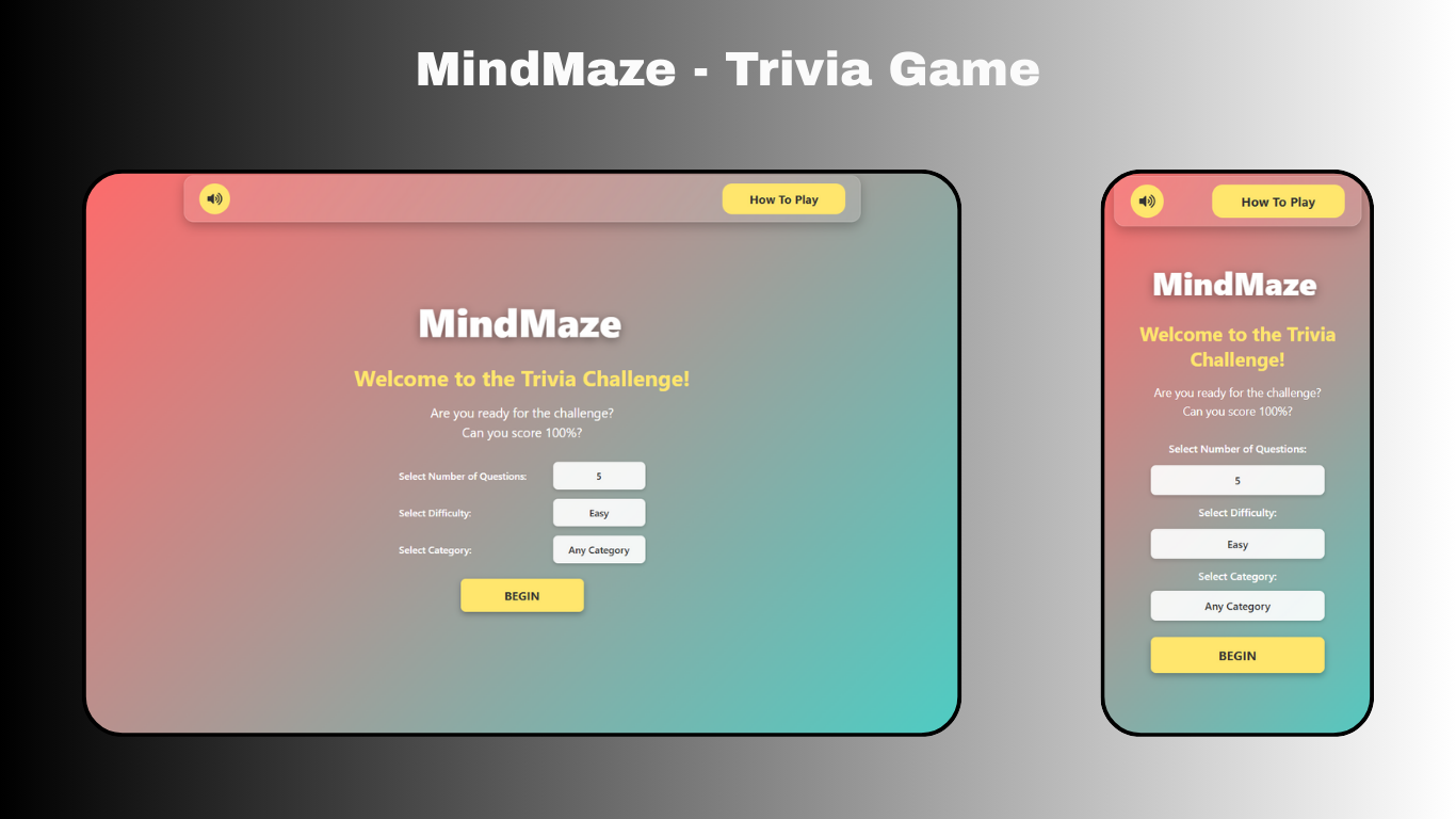 Mind Maze Game Screenshot